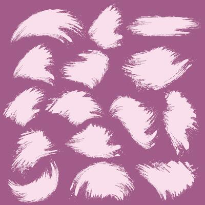 Modern brush stroke pink color background bundle