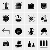 16 Universal Business Icons Vector Creative Icon Illustration to use in web and Mobile Related project