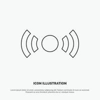 Basic Essential Signal Ui Ux Line Icon Vector