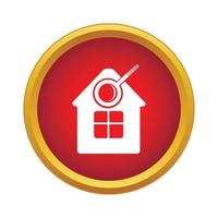 Search home icon, simple style vector