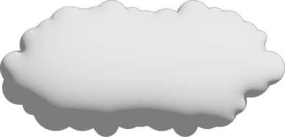 White cloud Crop-out Icon png