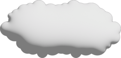 White cloud Crop-out Icon png