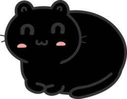 Cat cartoon character crop-out png