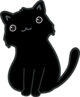 Cat cartoon character crop-out png