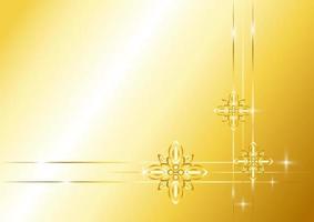 fondo abstracto de lujo con formas de línea de brillo dorado. para un elegante. ilustración vectorial vector