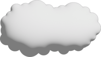 White cloud Crop-out Icon png