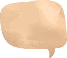 ícone de recorte de bolha de fala png