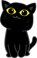 Cat cartoon character crop-out png