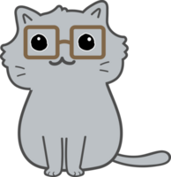 Cat cartoon character crop-out png