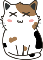 katzen-cartoon-figur-crop-out png