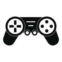 icono de control de drones joystick, estilo simple vector