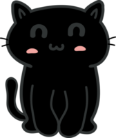 Cat cartoon character crop-out png