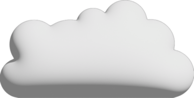 White cloud Crop-out Icon png