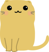 recorte de personaje de dibujos animados de gato png