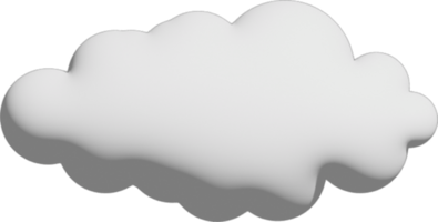 White cloud Crop-out Icon png