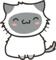 personnage de dessin animé de chat png