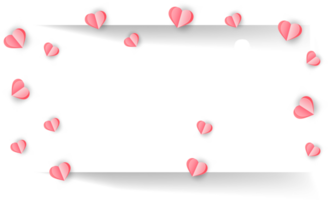 Liebe Valentinstag Crop-out-Design png