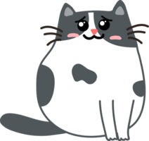 Cat cartoon character crop-out png