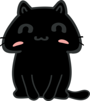 Cat cartoon character crop-out png