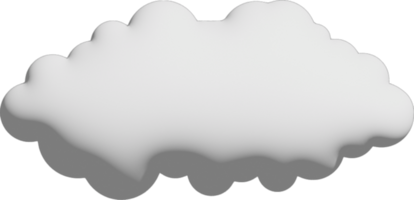 White cloud Crop-out Icon png