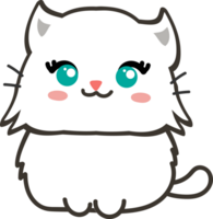 gatto cartone animato personaggio ritagliare png