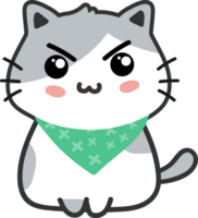 Cat cartoon character crop-out png