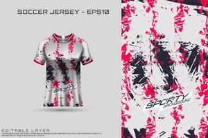 Sports jersey and t-shirt template sports jersey design vector. Sports design for football, racing, gaming jersey. Vector. vector