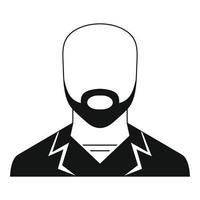 Man avatar icon vector simple