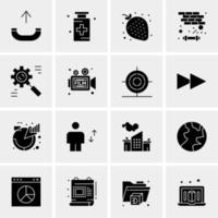 16 Universal Business Icons Vector Creative Icon Illustration to use in web and Mobile Related project