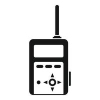 Camera smart remote icon, simple style vector