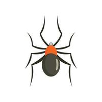 icono de araña ratón macho, estilo plano vector