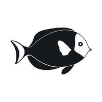 icono de pescado, estilo simple vector