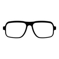 Accessory eyeglasses icon, simple style. vector