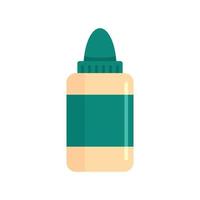 Vaping liquid icon, flat style vector