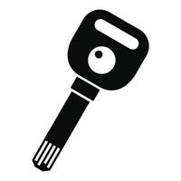 Usb digital lock key icon, simple style vector