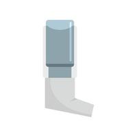 Inhaler icon, flat style vector