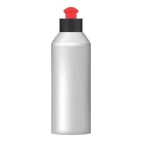 Glue bottle icon, realistic style vector