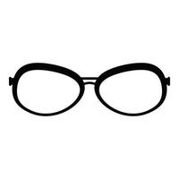 Farsighted glasses icon, simple style. vector