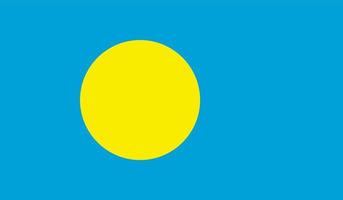 Palau flag image vector
