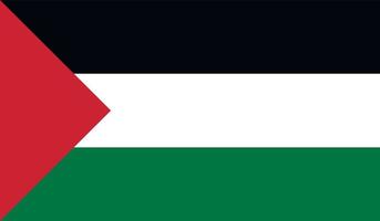 imagen de la bandera palestina vector