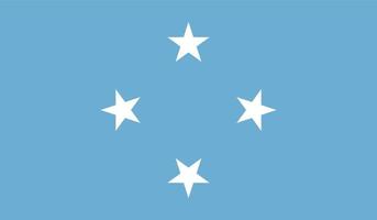 Micronesia flag image vector