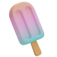 illustration de bâton de glace alimentaire rendu 3d png