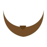 Man beard icon, cartoon style vector