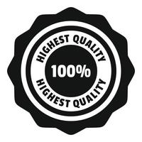Highest quality logo, simple style. vector
