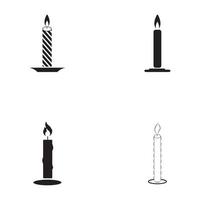 Candle Vectors Illustrations icon background