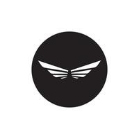 Diseño de ilustración de vector de plantilla de logotipo de águila halcón