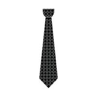 Business tie icon, simple style vector