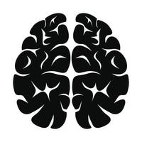 Brain neurons icon, simple style vector