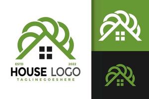 House Building Logo Design, brand identity logos vector, modern logo, Logo Designs Vector Illustration Template