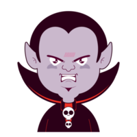 dracula wütendes gesicht cartoon süß png